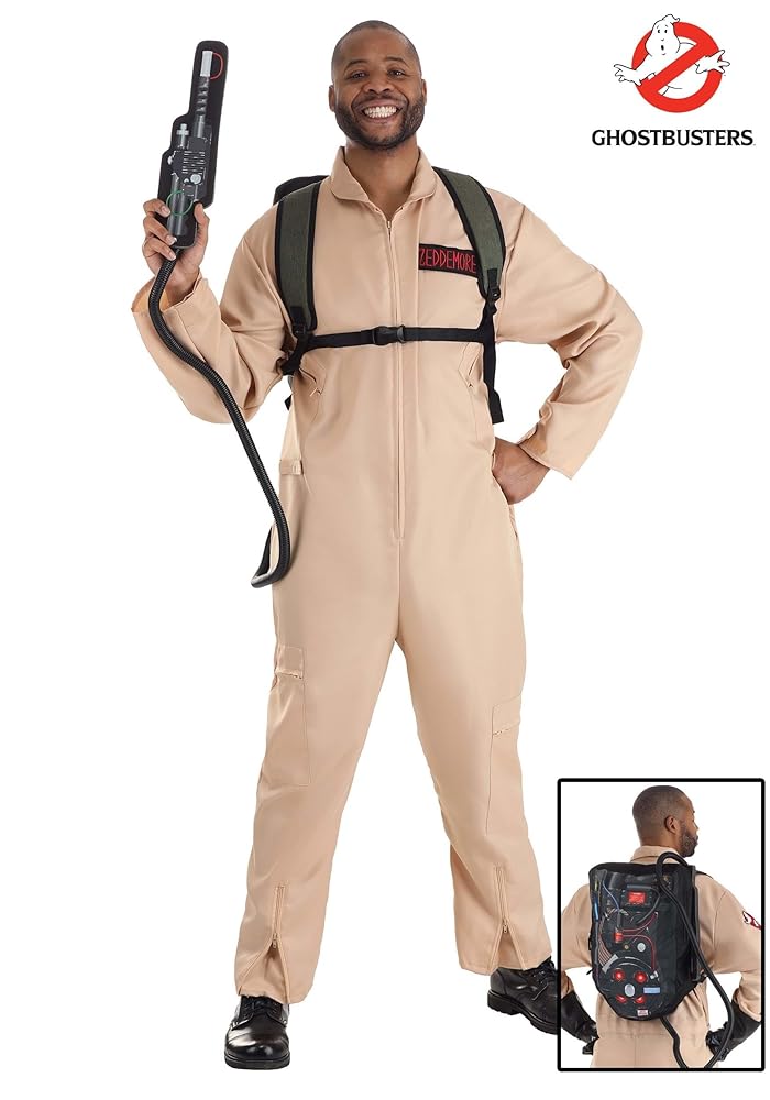 Adjustable Costume ×  Thurston Amazon.com: Fun Costumes Deluxe Plus Size Ghostbusters
